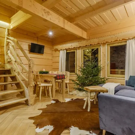 Chalet Na Przeleczy Wood House & Mountain View & Jacuzzi - Balia Ogrodowa *
