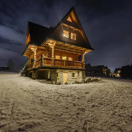 Na Przeleczy Wood House & Mountain View & Jacuzzi - Balia Ogrodowa Chalet