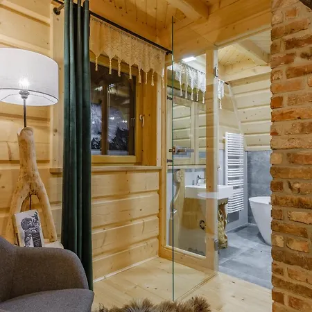Na Przeleczy Wood House & Mountain View & Jacuzzi - Balia Ogrodowa Alpehytte