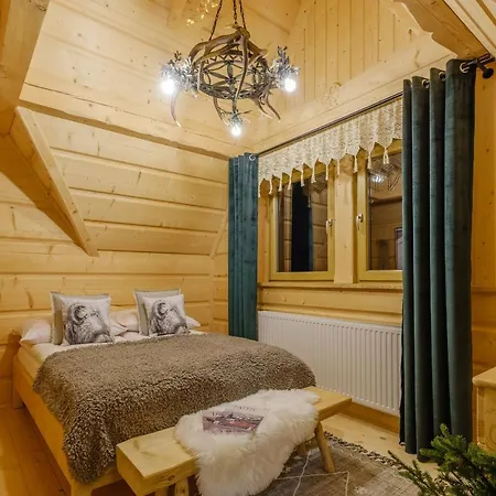 Chalet Na Przeleczy Wood House & Mountain View & Jacuzzi - Balia Ogrodowa *