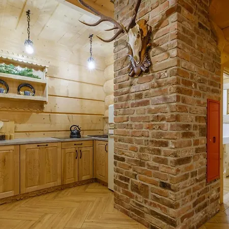 בקתה Na Przeleczy Wood House & Mountain View *