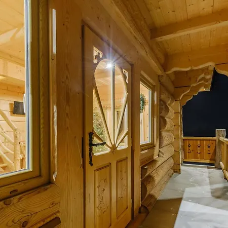 Na Przeleczy Wood House & Mountain View & Jacuzzi - Balia Ogrodowa Chalet